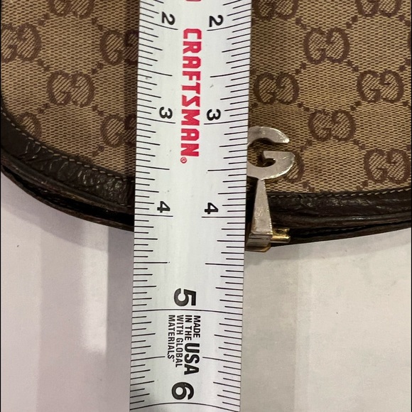 Vintage Gucci Round Edge Canvas Monogram Wallet - Picture 15 of 16